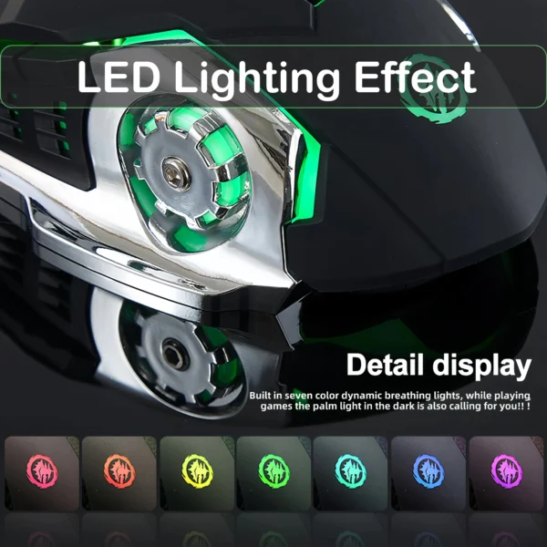 rgb dual mode bluetooth 5.2 mouse 2.4g wireless mouse gaming mouse rechargeable silent mouse 3600 dpi mouse mice for laptop rgb dual mode bluetooth 5.2 mouse 2.4g wireless mouse gaming mouse rechargeable silent mouse 3600 dpi mouse mice for laptop