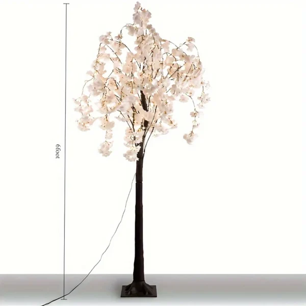 cherry blossom tree light, 6ft lighted trees for decoration inside, 450 led lights cherry blossom tree artificial warm light cherry blossom tree light, 6ft lighted trees for decoration inside, 450 led lights cherry blossom tree artificial warm light