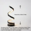 led spiral dimmable table lamp suitable for living room bedroom study adjustable brightness bedside lamp for office and home use led spiral dimmable table lamp suitable for living room bedroom study adjustable brightness bedside lamp for office and home use