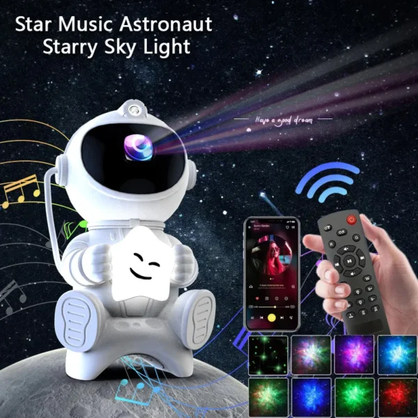 astronaut led star projector night light galaxy projectors bluetooth speaker for bedroom room decor kids gift starry sky lamp astronaut led star projector night light galaxy projectors bluetooth speaker for bedroom room decor kids gift starry sky lamp
