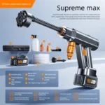 cordless car wash gun portable high pressure washer lithium battery water pump foam generator versatile garden cleaning tool cordless car wash gun portable high pressure washer lithium battery water pump foam generator versatile garden cleaning tool