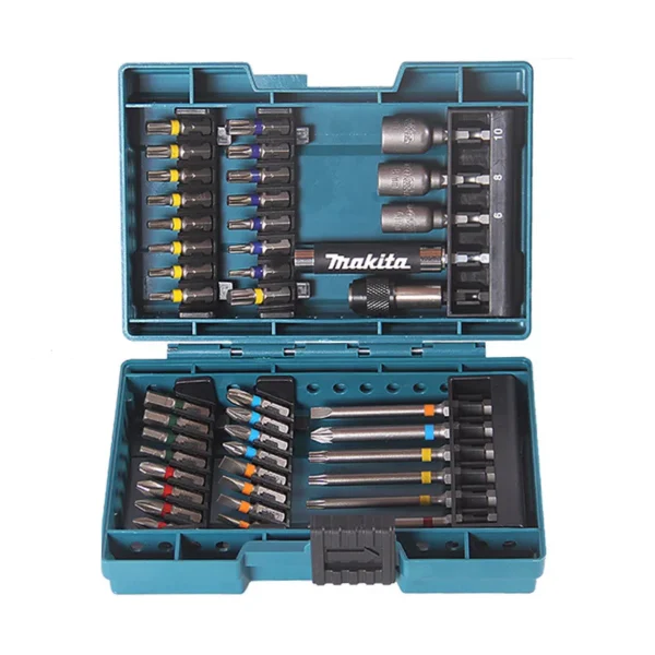 makita b 55697 electric screwdriver bits set 43pcs colour coded cross flower type hexagon socket bit power tool attachments makita b 55697 electric screwdriver bits set 43pcs colour coded cross flower type hexagon socket bit power tool attachments