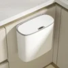 14l bathroom smart trash can wall mounted waterproof garbage bin automatic sensor wastebasket narrow dustbin for kitchen 14l bathroom smart trash can wall mounted waterproof garbage bin automatic sensor wastebasket narrow dustbin for kitchen