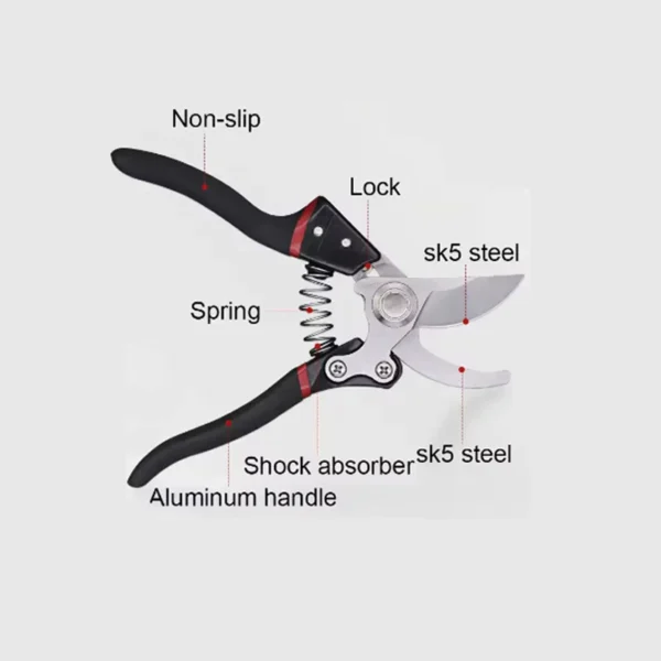 sk5 steel garden hand pruner orchard shears tree trimming tool for pruning fruit trees durable garden cutting tools