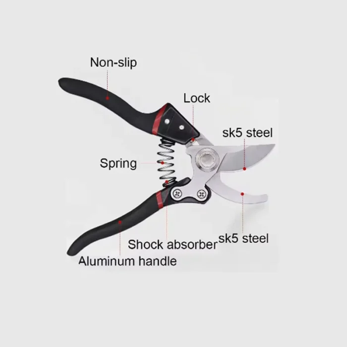 sk5 steel garden hand pruner orchard shears tree trimming tool for pruning fruit trees durable garden cutting tools