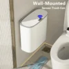 14l bathroom smart trash can wall mounted waterproof garbage bin automatic sensor wastebasket narrow dustbin for kitchen 14l bathroom smart trash can wall mounted waterproof garbage bin automatic sensor wastebasket narrow dustbin for kitchen