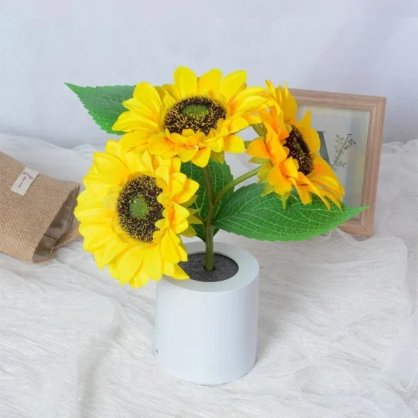 3 led night light rechargeable sunflower lights interior lighting bedroom bedside desktop decoration table lamp night lamps 3 led night light rechargeable sunflower lights interior lighting bedroom bedside desktop decoration table lamp night lamps