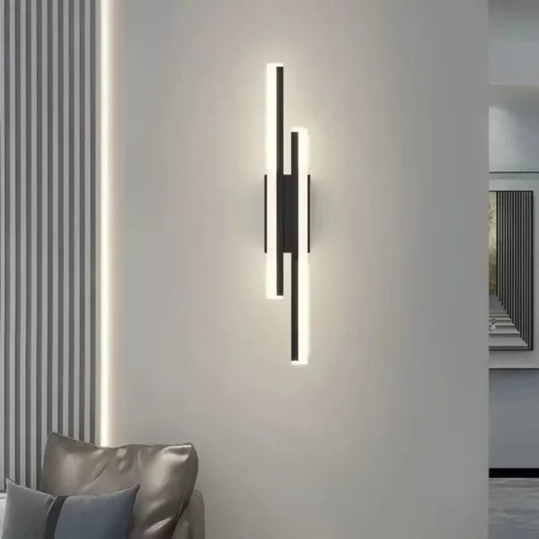 led bedroom wall lamp wall sconces copper line pipe acrylic lampshade indoor lighting for living room corridor light fixture