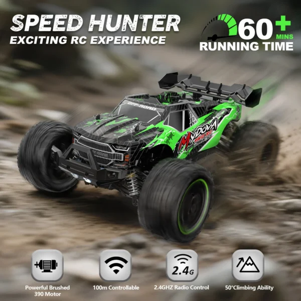 1:14 fast rc car for adults boys 40kph all terrains 4x4 rtr high speed waterproof remote control cars truck off road rc car