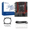 soyo x99 gaming motherboard set c612 chipset tpm2.0 pin with e5 2680 v4 cpu & ddr4 16g (2*8g) 2133mhz ram pcie3.0 for desktop pc