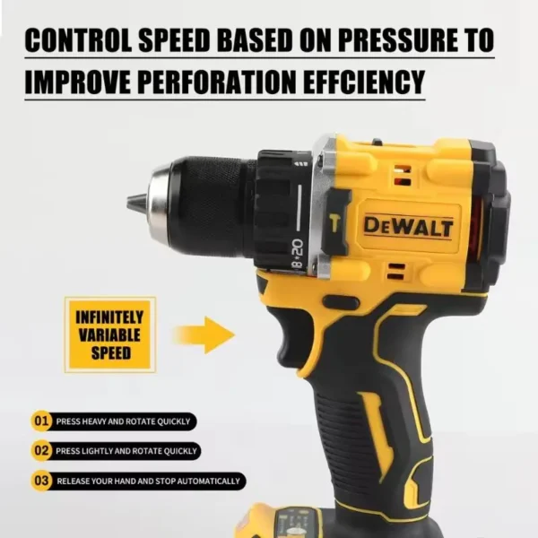 dewalt dcd805 brushless compact electric screwdriver hand drill impact drill 20v rechargeable lithium battery charger dewalt dcd805 brushless compact electric screwdriver hand drill impact drill 20v rechargeable lithium battery charger