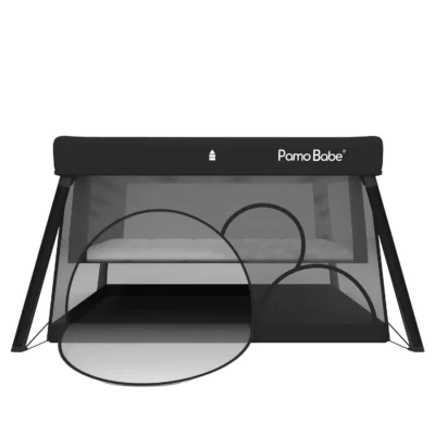 lightweight portable baby travel crib playpen with bassinet easy setup & compact fold