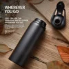 metal portable water bottle leakproof reusable outdoor sports cup for cycling hiking gym halloween gift christmas gift travel