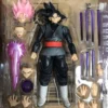 new 14cm anime dragon ball black goku zamasu action figure super saiyan movie version dbz model with multiple accessories toys