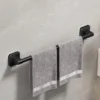 bathroom towel holder white without drilling bathroom black towel rack towel bar self adhesive bathroom towel rack towel rail