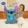 disney 60cm plush stuffed toys lilo &stitch kawaii cartoon animal cushion pillow doll couple girls boychristmas gift peluches