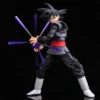 new 14cm anime dragon ball black goku zamasu action figure super saiyan movie version dbz model with multiple accessories toys