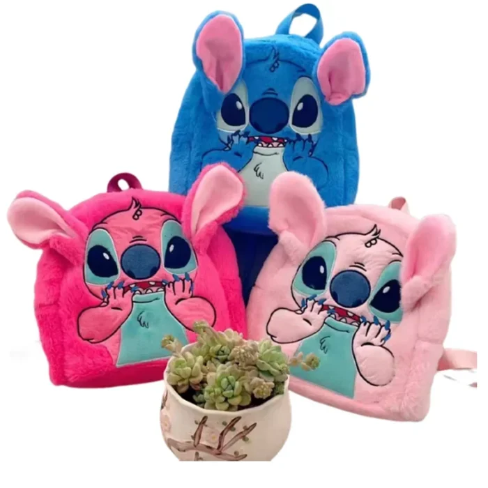 disney stitch plush new backpack cartoon fashion 3d mini women's backpack large capacity cute children schoolbag high quality!! disney stitch plush new backpack cartoon fashion 3d mini women's backpack large capacity cute children schoolbag high quality!!