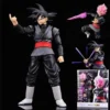 new 14cm anime dragon ball black goku zamasu action figure super saiyan movie version dbz model with multiple accessories toys