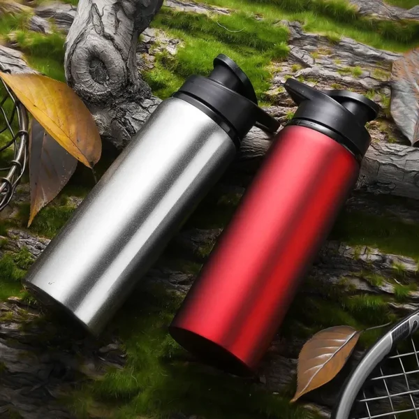 metal portable water bottle leakproof reusable outdoor sports cup for cycling hiking gym halloween gift christmas gift travel
