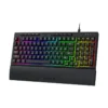 redragon k515 shiva rgb membrane gaming 98 keys mechanical detachable wrist rest smooth linear switch keyboard