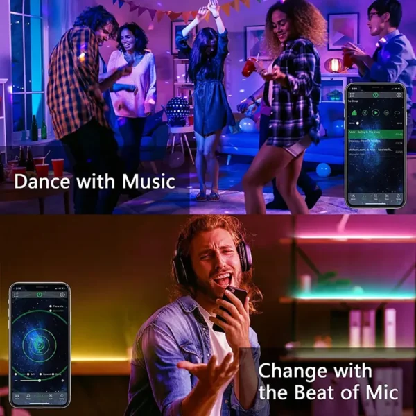 40m/131ft led strip lights app 44keys remote control usb 5v music sync rgb flexible tape diode lights for party home luces led 40m/131ft led strip lights app 44keys remote control usb 5v music sync rgb flexible tape diode lights for party home luces led