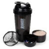 3 layers shaker protein bottle powder shake cup water bottle plastic mixing cup body building exercise bottle