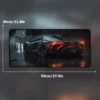 cool cars large gaming mousepad durable extended table pad office keyboard mat non slip rubber base 900x400 computer mouse pads