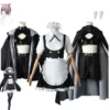 anime call of the night unisex cool cloak jacket denture wig loli maid halloween suit nanakusa nazuna cosplay costume aldult