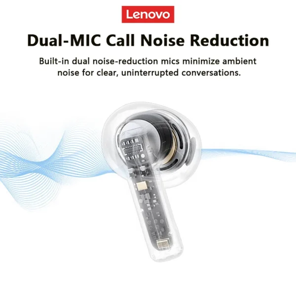 original lenovo lp23 tws wireless 5.4 bluetooth earphones hifi stereo music sport earbuds low latency gaming headphones with mic