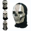 unisex halloween horror ghost skull mask call of duty mw2 latex headgear helmet cosplay perform party masquerade prop cosplay