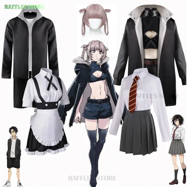 call of the night yamori ko vampire love anime cosplay wig nanakusa nazuna cosplay costume halloween men women uniforms suit