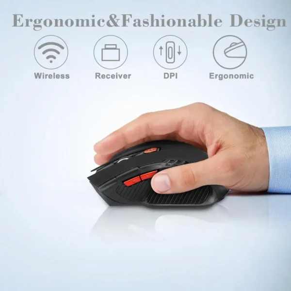 2.4g wireless mouse 1600dpi optical mouse gamer for computer 6 buttons wireless mice with usb receiver for pc laptop accessories 2.4g wireless mouse 1600dpi optical mouse gamer for computer 6 buttons wireless mice with usb receiver for pc laptop accessories