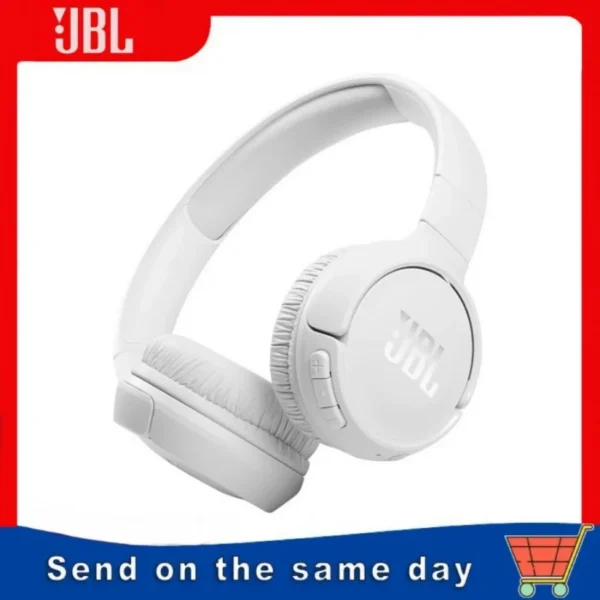 jbl 510bt wireless on ear headphones bt5.0 40h playtime comfort fit foldable clear sound for daily office travel
